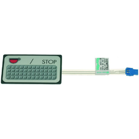 PUSH-BUTTON PANEL MEMBRANE 1 BUTTON