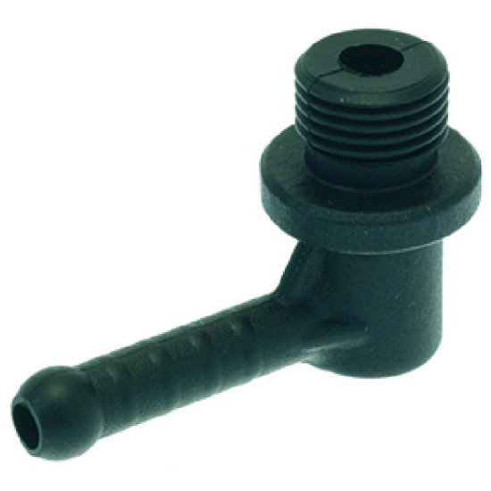 FITTING 90° PUMP OUTLET P0049/B BLACK
