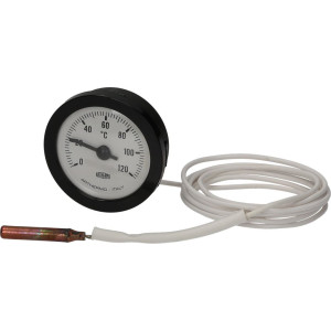 TELE-THERMOMETER WHITE ϕ 52 mm 0-120°C