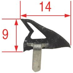 OVEN DOOR GASKET 530x300 mm