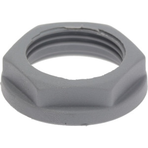 NUT PLASTIC GREY 3/4