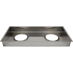 TRAY FOR BURNER 688x332x77 mm