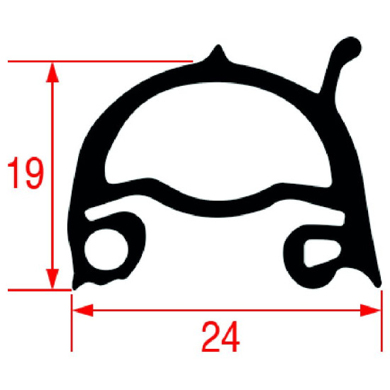 GASKET FOR OVEN DOOR 1410x700 mm GASKET FOR OVEN DOOR 1410x700 mm