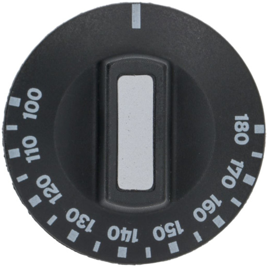 KNOB BLACK ϕ 50 mm 100-180°C