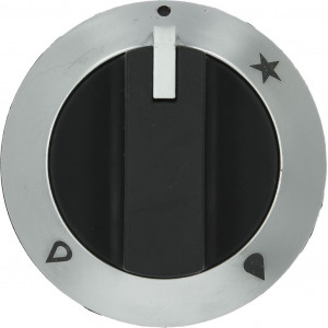 BLACK KNOB ϕ 74 mm SILK-SCREENED