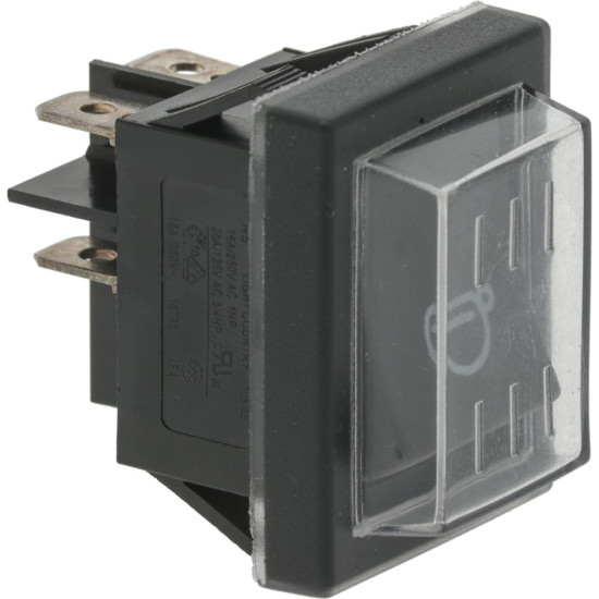 BIPOLAR SWITCH BLACK 16A 250V BIPOLAR SWITCH BLACK 16A 250V