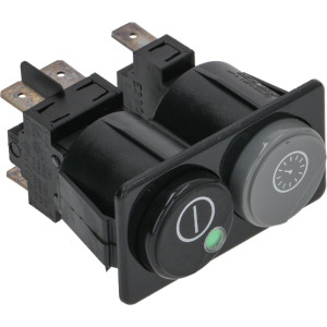 BOARD WITH 2 PUSH-BUTTONS