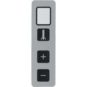 ADHESIVE PLATE 3 BUTTONS 69x19 mm