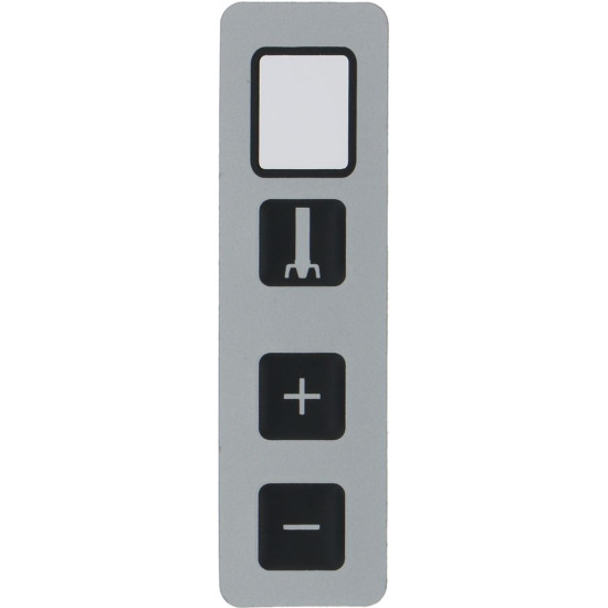 ADHESIVE PLATE 3 BUTTONS 69x19 mm