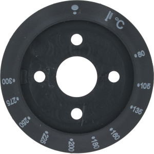 RING NUT BLACK KNOB ϕ 58 mm 80-300°C