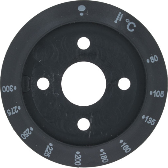 RING NUT BLACK KNOB ϕ 58 mm 80-300°C