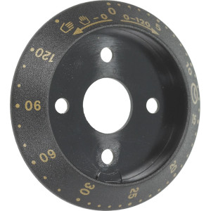RING NUT BLACK KNOB ϕ 58 mm 0-120'