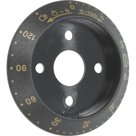 RING NUT BLACK KNOB ϕ 58 mm 0-120'