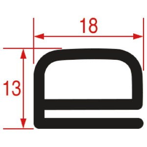 DOOR GASKET 595 mm OF SILICOME
