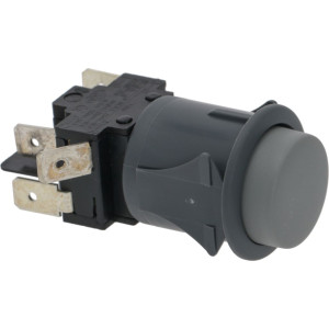 PUSH BUTTON BIPOLAR GREY 16A 250V