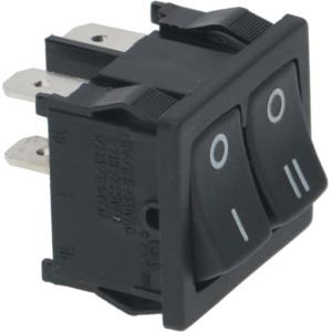 DOUBLE SWITCH 1-POLE 10A 250V