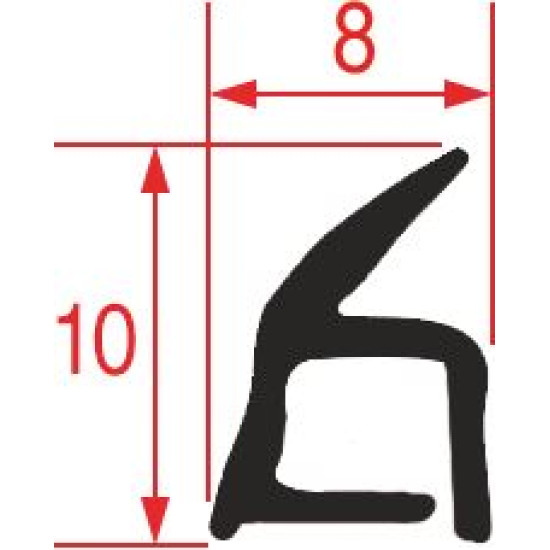 GASKET FOR OVEN DOOR 420x300 mm GASKET FOR OVEN DOOR 420x300 mm