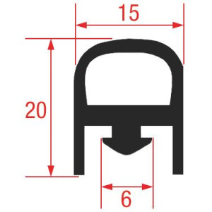 DOOR GASKET 1580x570 mm