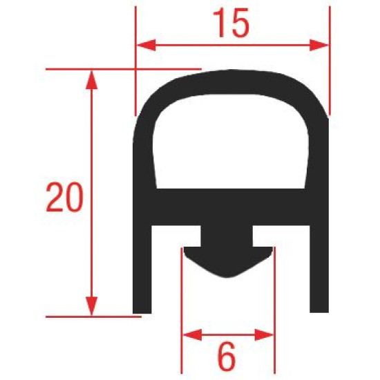 DOOR GASKET 1580x570 mm DOOR GASKET 1580x570 mm