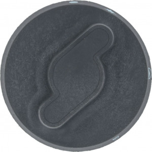 KNOB BLACK ϕ 73 mm SCREEN-PRINTED