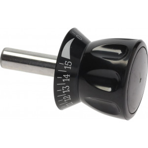 ADJUSTABLE KNOB BLACK ϕ 18x118 mm