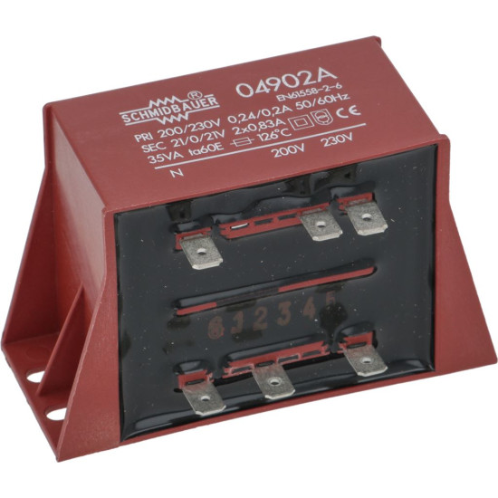 TRANSFORMER 200-230V/21-0-21V 35VA TRANSFORMER 200-230V/21-0-21V 35VA