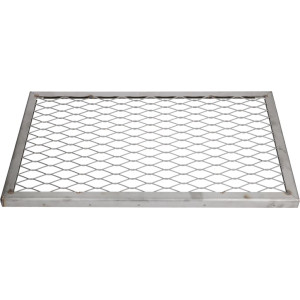 GRID LAVA ROCK ST/STEEL 538x320x20mm