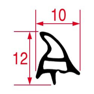 GASKET FOR OVEN DOOR 450x340 mm