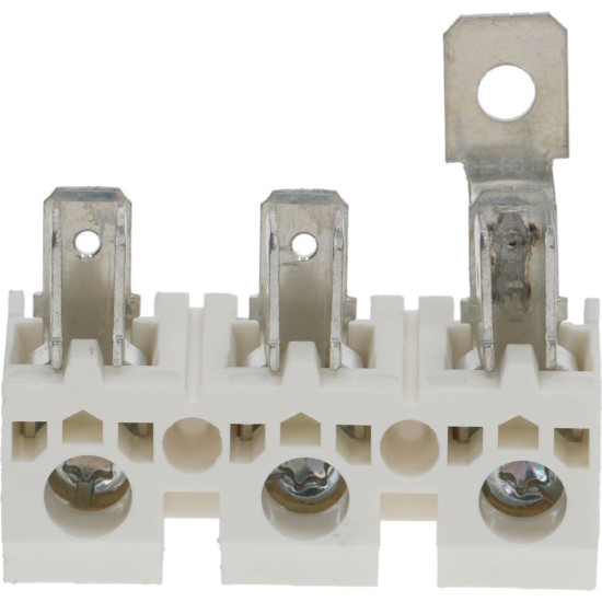TERMINAL BLOCK WHITE 3-POLES TERMINAL BLOCK WHITE 3-POLES