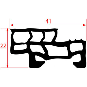 GASKET FOR OVEN DOOR RETAINER 720 mm