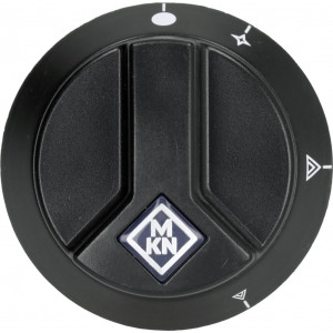 BLACK KNOB  ϕ 66 mm SILK-SCREEN PRINTED