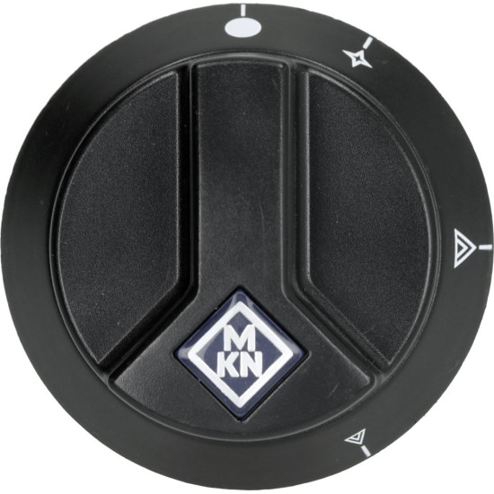 BLACK KNOB ϕ 66 mm SILK-SCREEN PRINTED BLACK KNOB ϕ 66 mm SILK-SCREEN PRINTED
