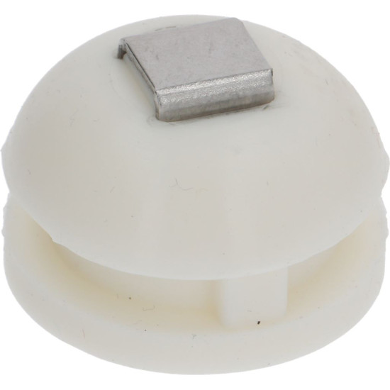 RUBBER PIECE WHITE WITH LIGHT CONTACT