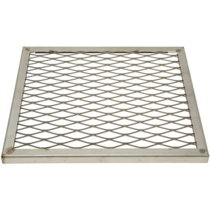 GRID LAVA ROCK ST/STEEL 390x345x20 mm