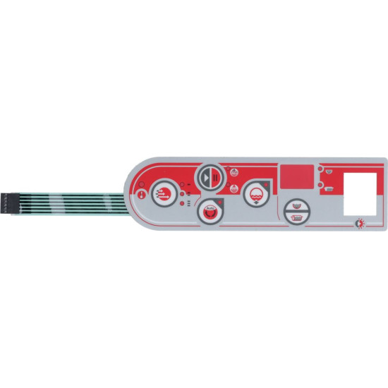 ADHESIVE KEYBOARD 195x55 mm