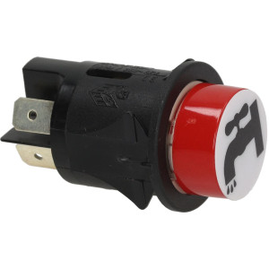 PUSH-BUTTON 1-POLE RED 16A 250V