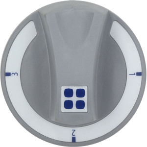 KNOB GREY ϕ 71 mm 1-2-3
