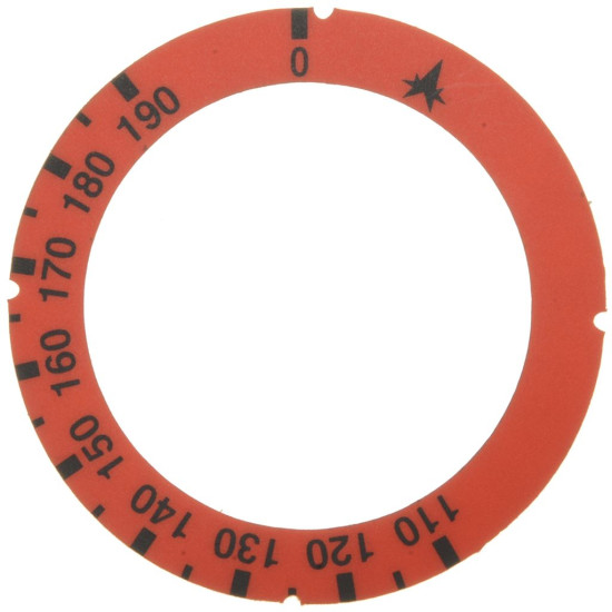 SELF-ADHESIVE DISC RED 110-190°C