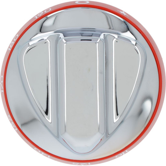 KNOB SILVER-RED ϕ 72 mm 110-190°C