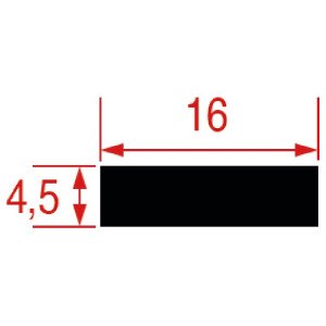 GASKET DOOR SWING 430 mm