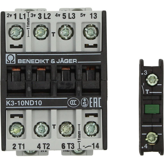 CONTACTOR BENEDIKT/JAGER K3-10ND10 CONTACTOR BENEDIKT/JAGER K3-10ND10