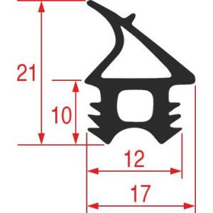 GASKET FOR OVEN DOOR 560x470 mm