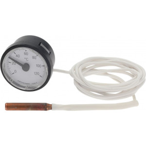 TELE-THERMOMETER WHITE ϕ 42 mm 0-120°C