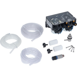 DOUBLE DISPENSER DETERGENT/RINSE AID