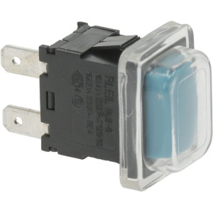 PUSH-BUTTON 1-POLE BLUE 16A 250V