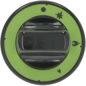 KNOB BLACK ϕ 70 mm SILKSCREEN PRINTED