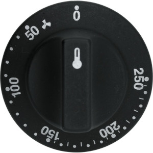KNOB BLACK ϕ 60 mm 50-250°C