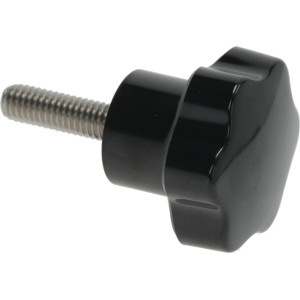 KNOB BLACK ϕ 30 mm PASSO M6