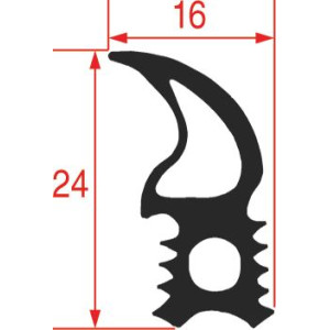 GASKET OVEN FRONT 620x560 mm