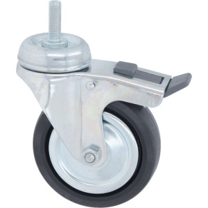 REVOLVING WHEEL ϕ 100 mm PIN M10+BRAKE